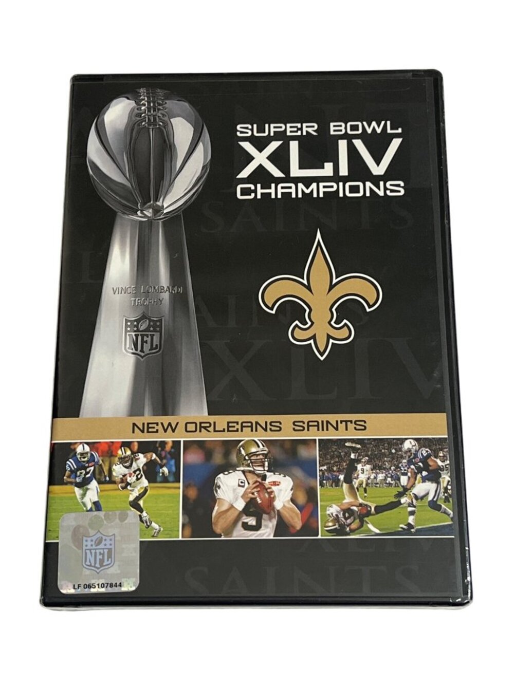 NFL Super Bowl XLIV Champions New Orleans Saints Highlights DVD Sealed